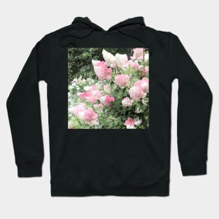 Strawberry and Cream Hydrangers Watercolour Hoodie